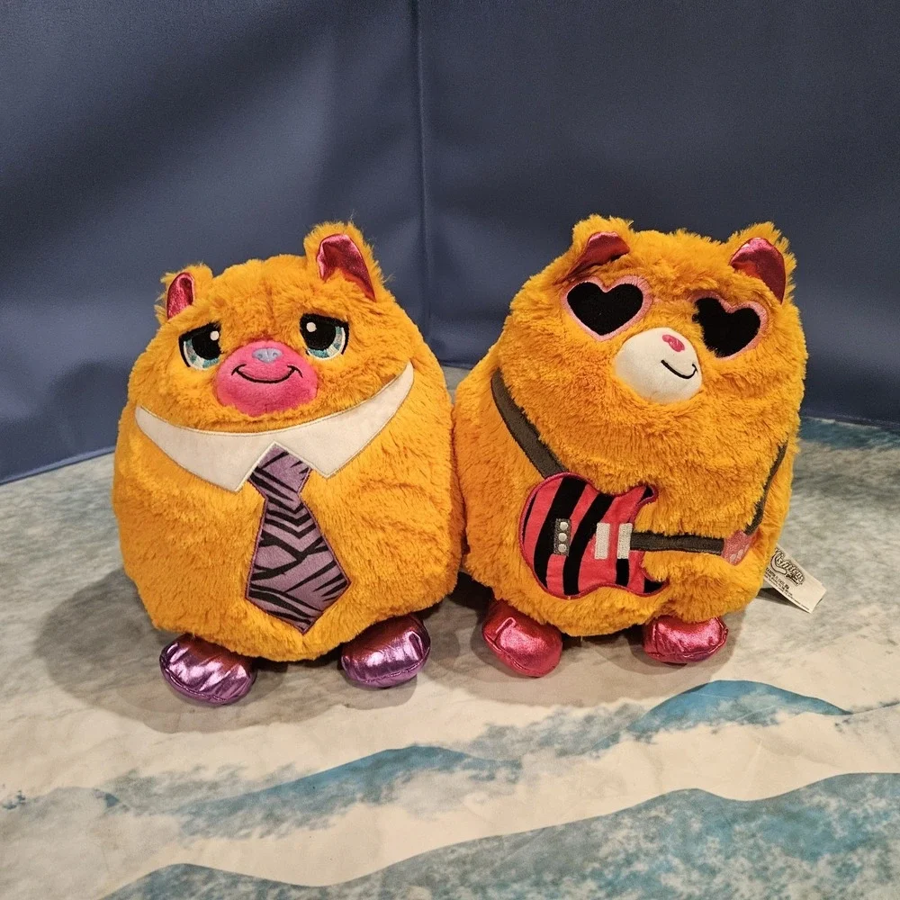 Misfittens Kittens Plush‎ Lot Of 3 Basic Fun 2023 Orange Teal Cat 10